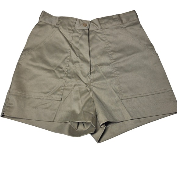 Woolrich Pants - Vintage Woolrich Woman Khaki Espa Stretch Shorts Size 12 Pockets